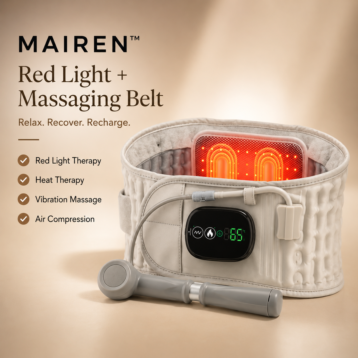 Mairen Red Light + Massaging Belt