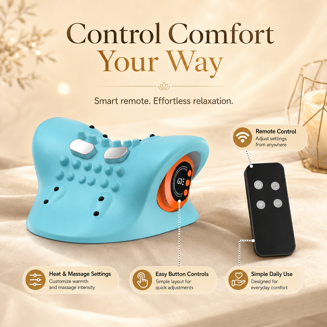 3-in-1 Neck Lumbar Massager